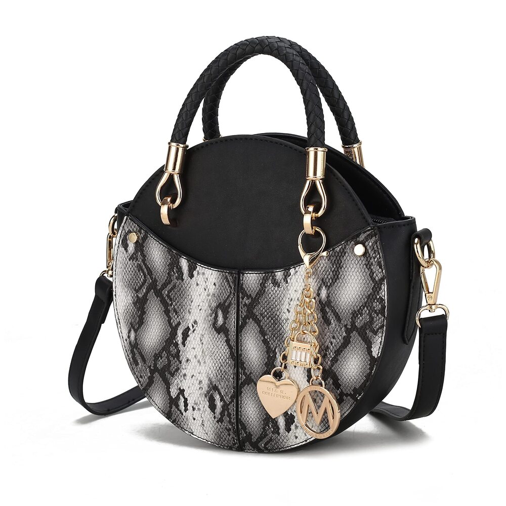 8922 Crossbody Bag , Handbag Lady circle Purse Messenger